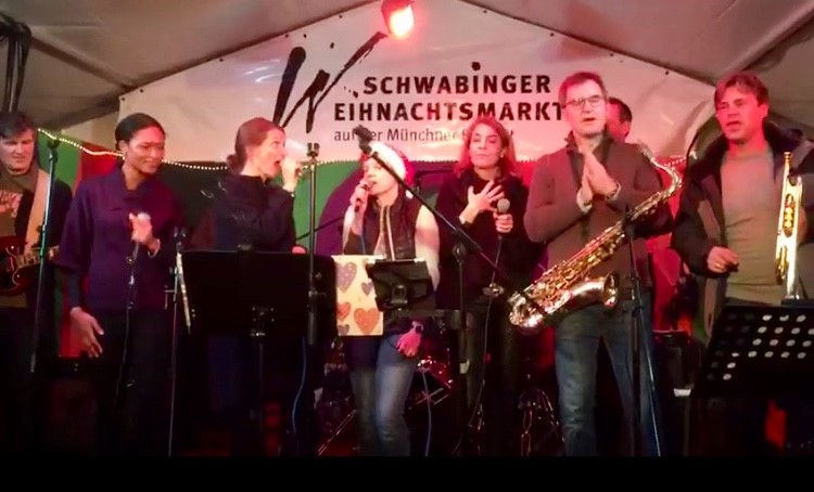 Definitely Soul Musik Eröffnung Schwabinger Weihnachtsmarkt 2018