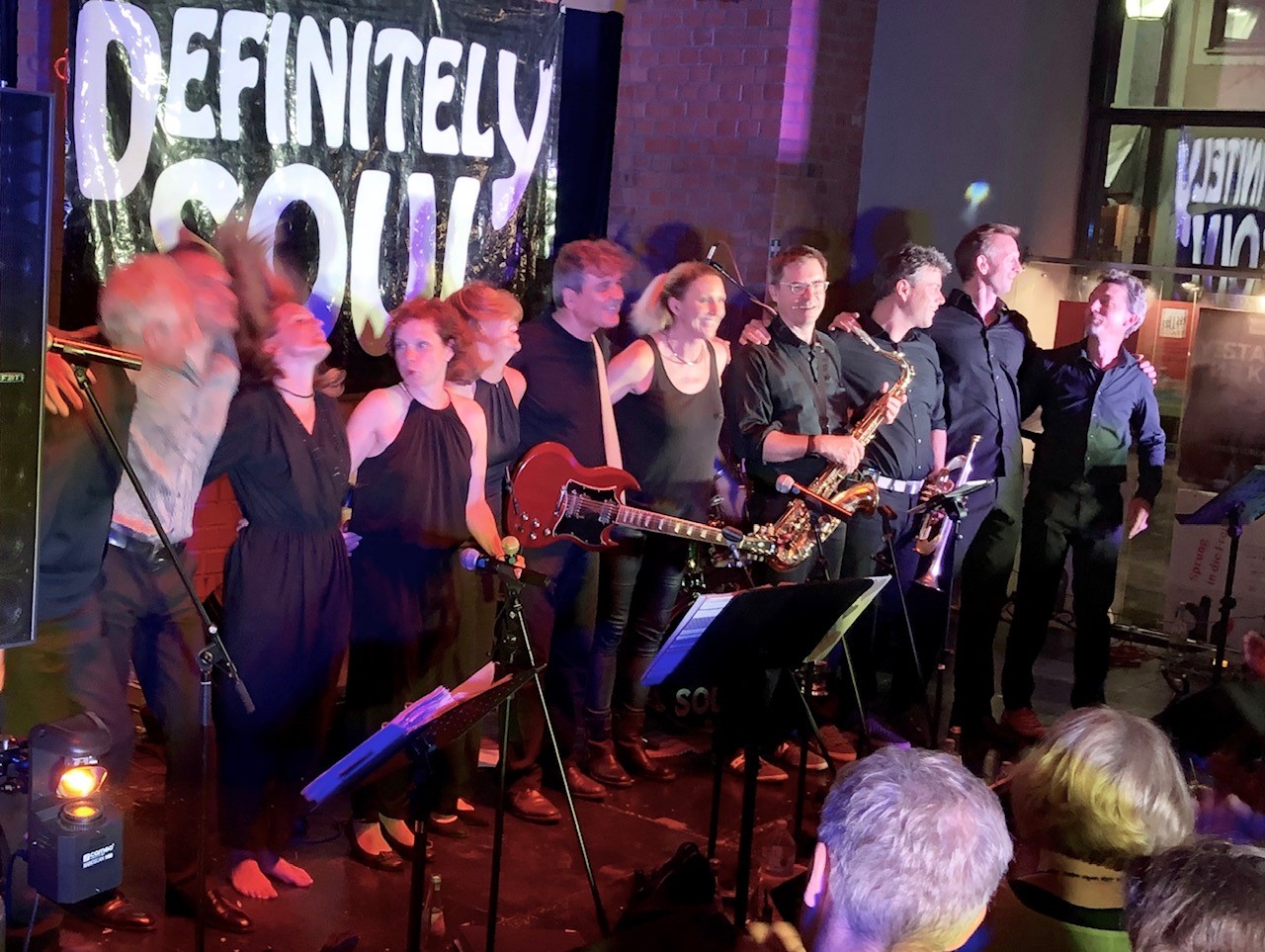 Definitely Soul Band Musik Nightgrooves Landsberg 2019 Foyer Stadttheater Party