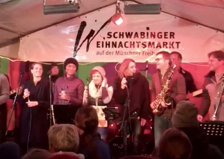 Definitely Soul Musik Eröffnung Schwabinger Weihnachtsmarkt 2018