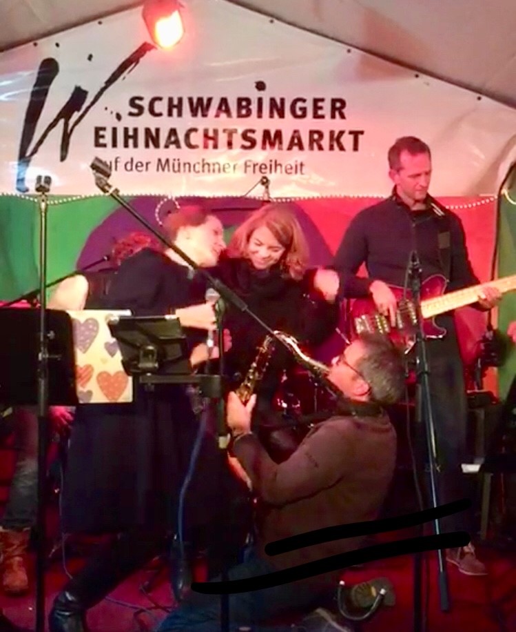 Definitely Soul Musik Eröffnung Schwabinger Weihnachtsmarkt 2018