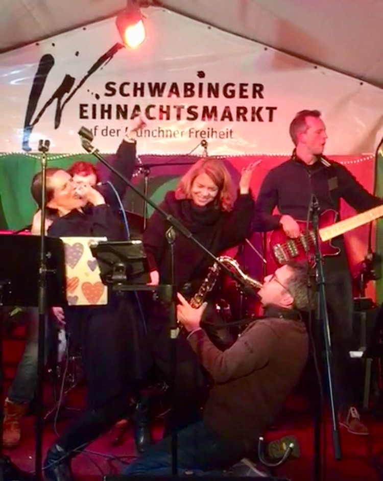 Definitely Soul Musik Eröffnung Schwabinger Weihnachtsmarkt 2018